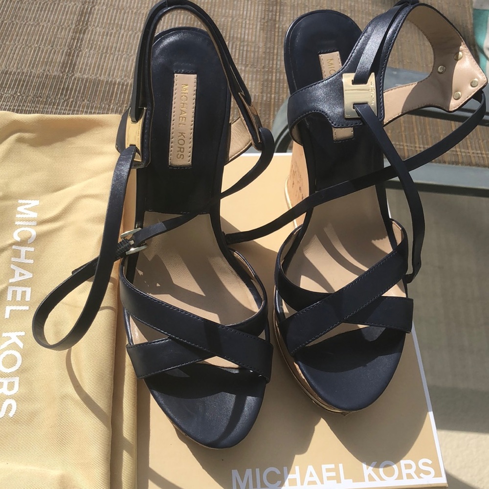 Michael Kors Collection Cork Wedge